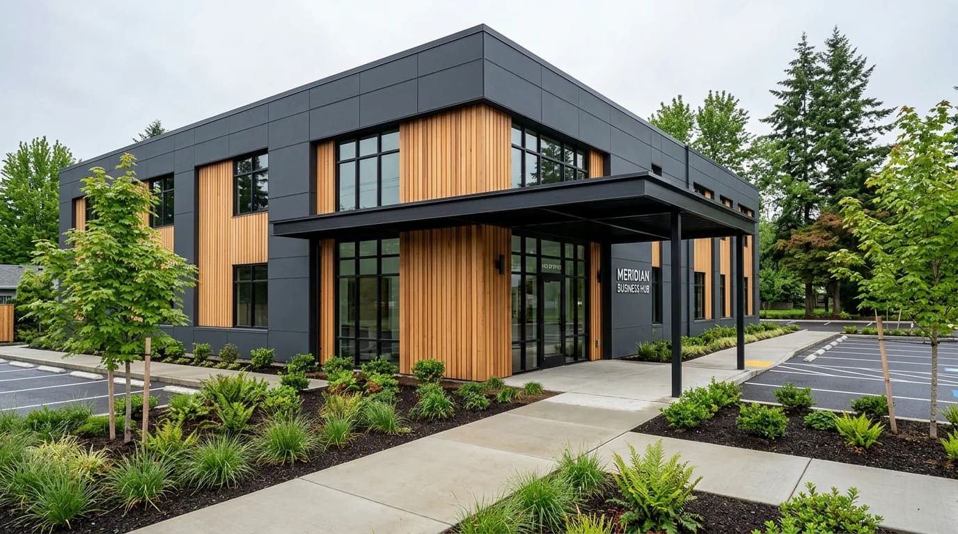 QC Painting commercial painting project in Oregon